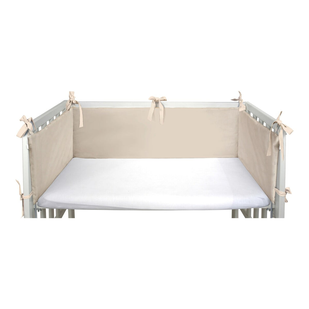 Montert sengebeskytter for bedside-seng bomull 26x170 cm