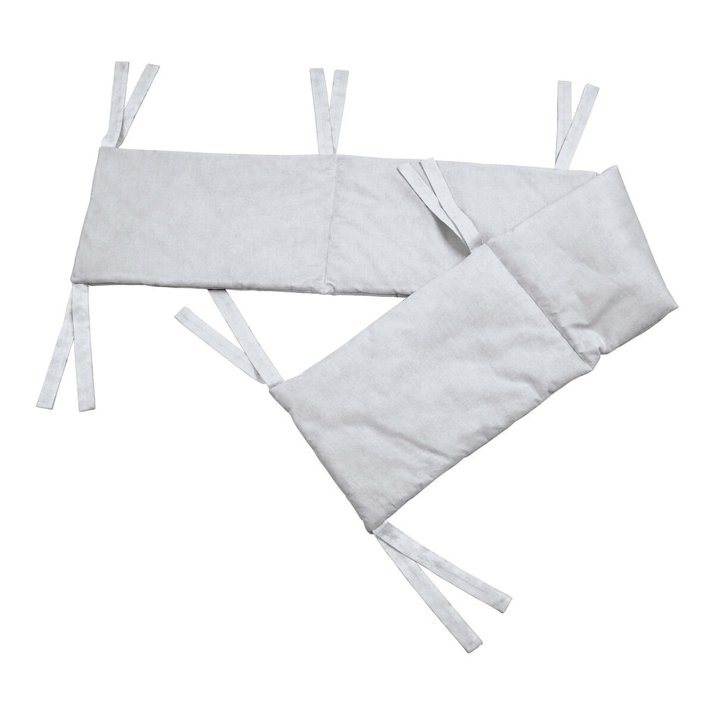 Nærbilde av stoff og fyll i sengebeskytter for bedside-seng bomull 26x170 cm