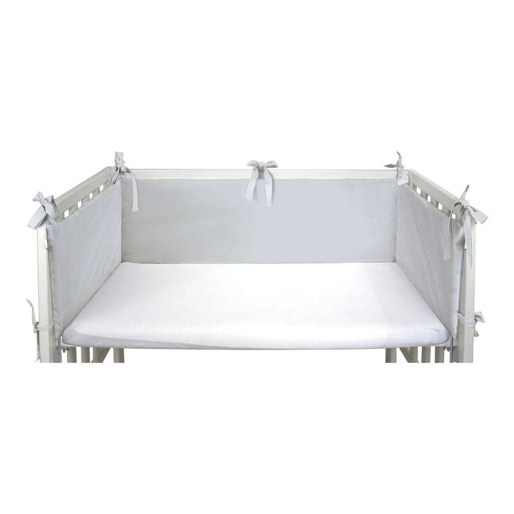 Sengebeskytter for bedside-seng bomull 26x170 cm med bindebånd