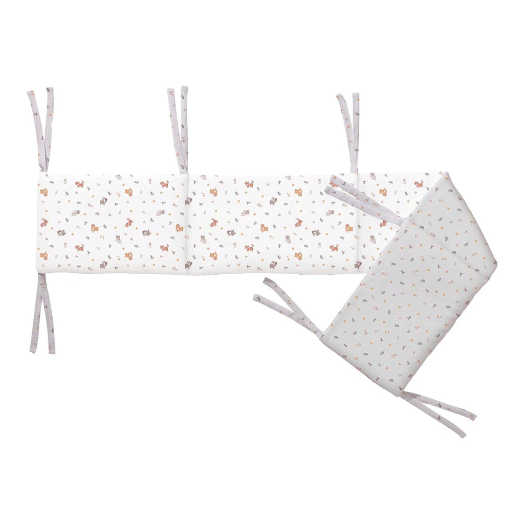 Sengebeskytter for bedside-seng skogvenner 26 x 166 cm foran