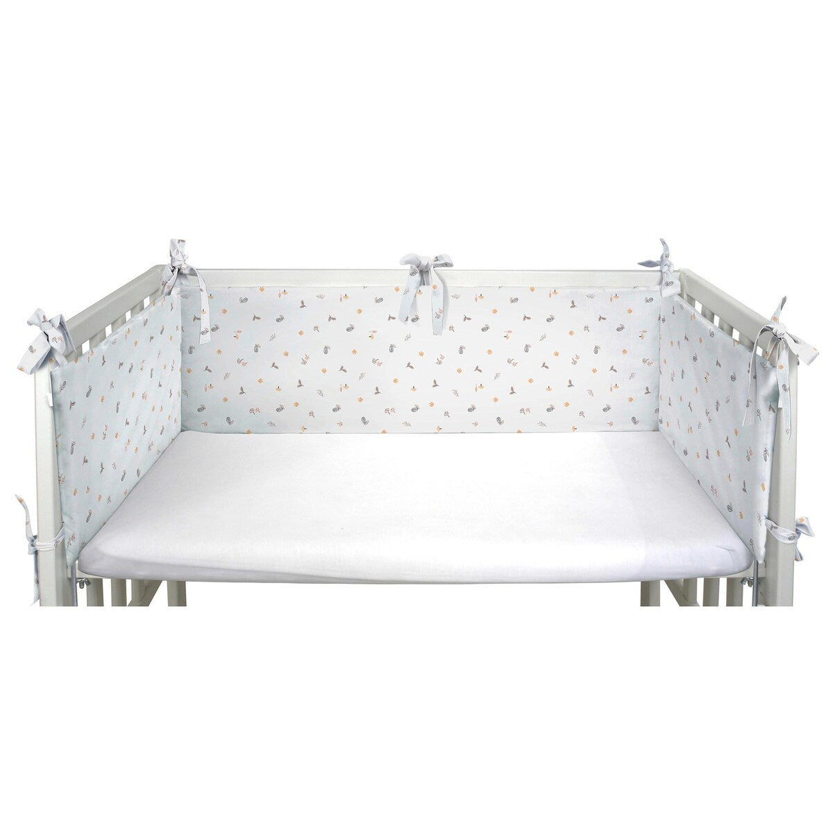 Detalj av sengebeskytter for bedside-seng skogvenner 26 x 166 cm