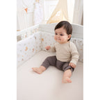 Montert sengebeskytter for bedside-seng skogvenner 26 x 166 cm