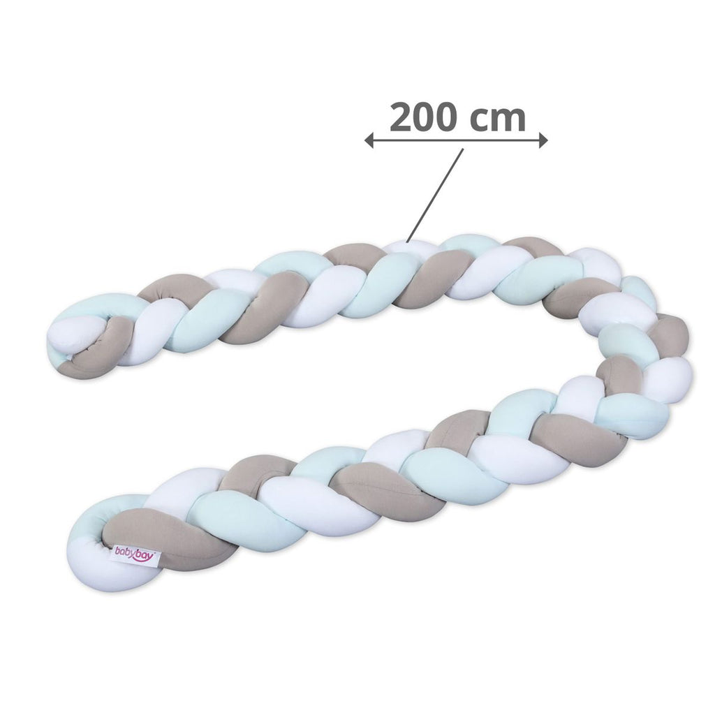 Sengebeskytter 200 cm babybay i detalj