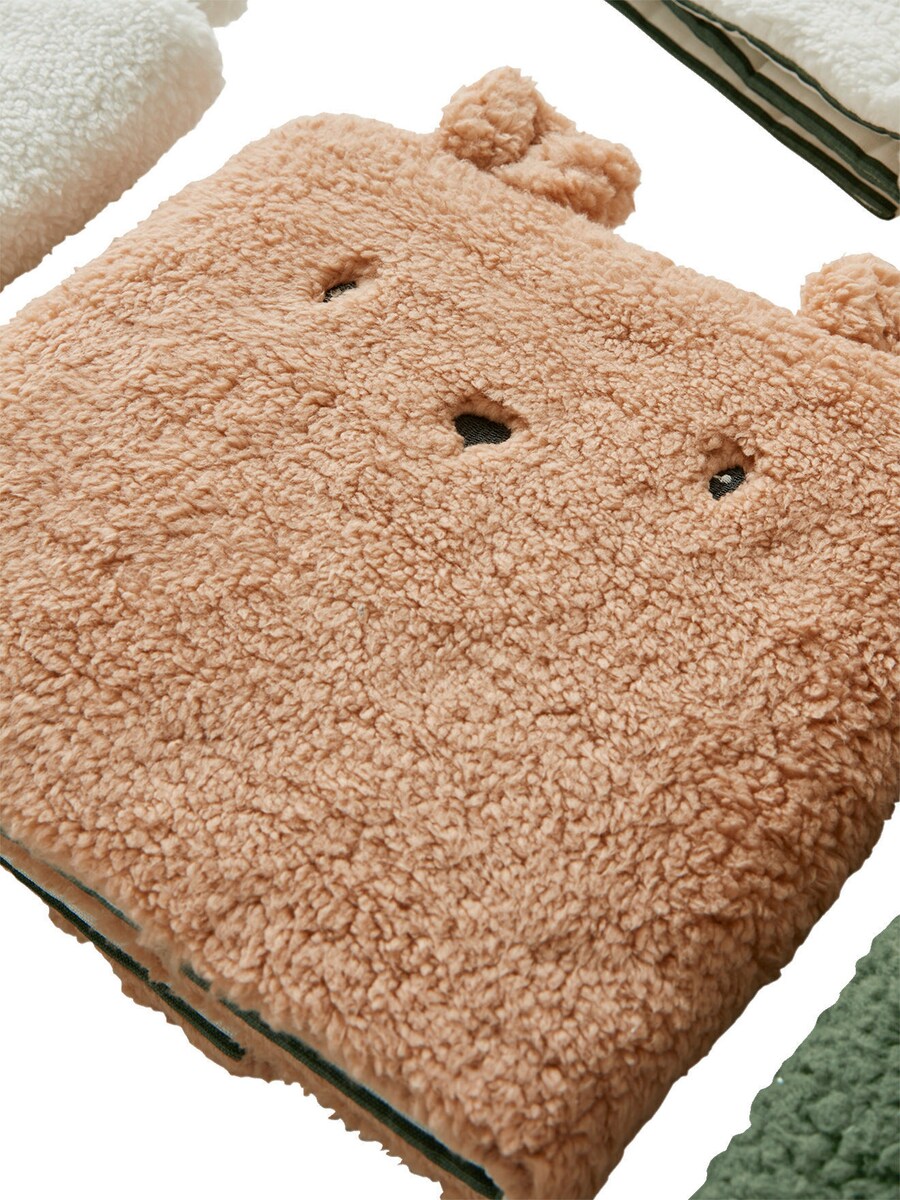 Montert Sengebeskytter for sprinkelseng Grønn Skog teddyfleece i sprinkelseng