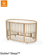 Sengebeskytter mesh til Sleepi v3 hvit bakside