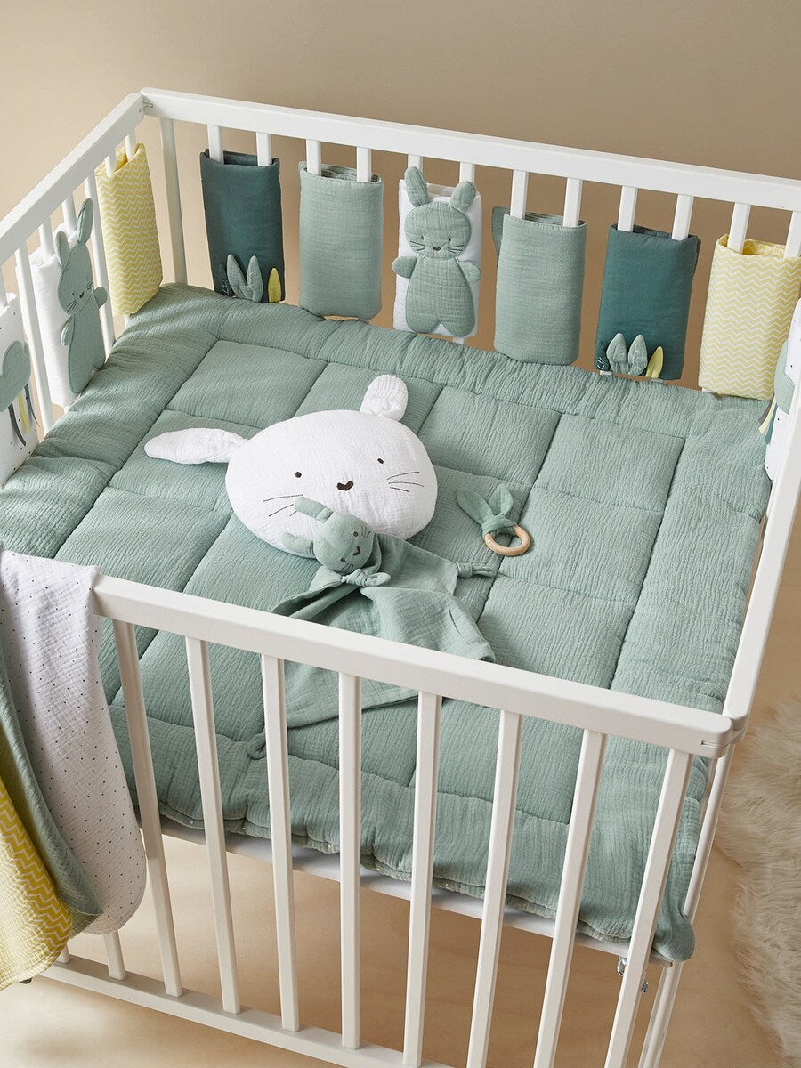 Sengebeskytter MINZHASE bomull 26x38 cm 10 puter foran