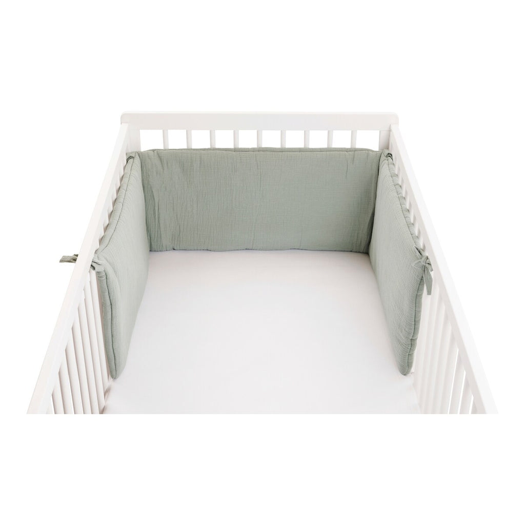 Sengebeskytter musselin 34x180 cm bomull flere farger