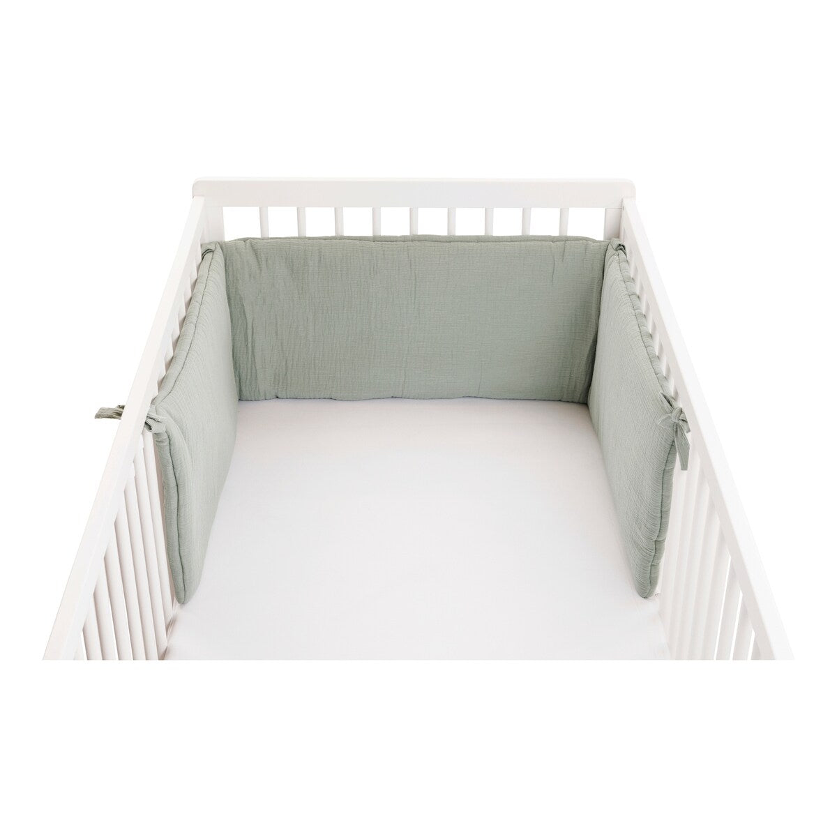 Sengebeskytter musselin 34x180 cm bomull flere farger