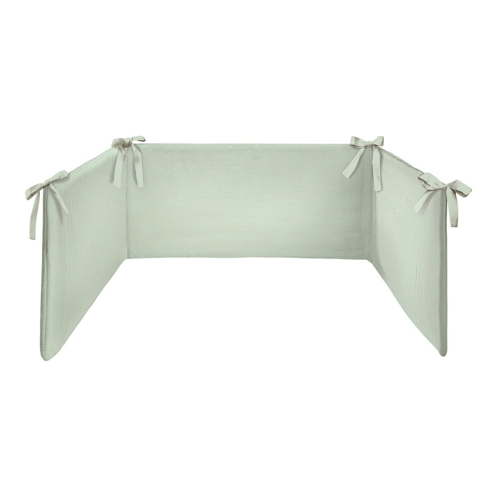 Sengebeskytter musselin 34x180 cm bomull i bruk
