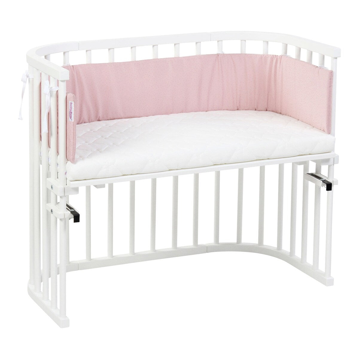 Nærbilde av bånd til Sengebeskytter Organic Cotton Royal for bedside crib Maxi