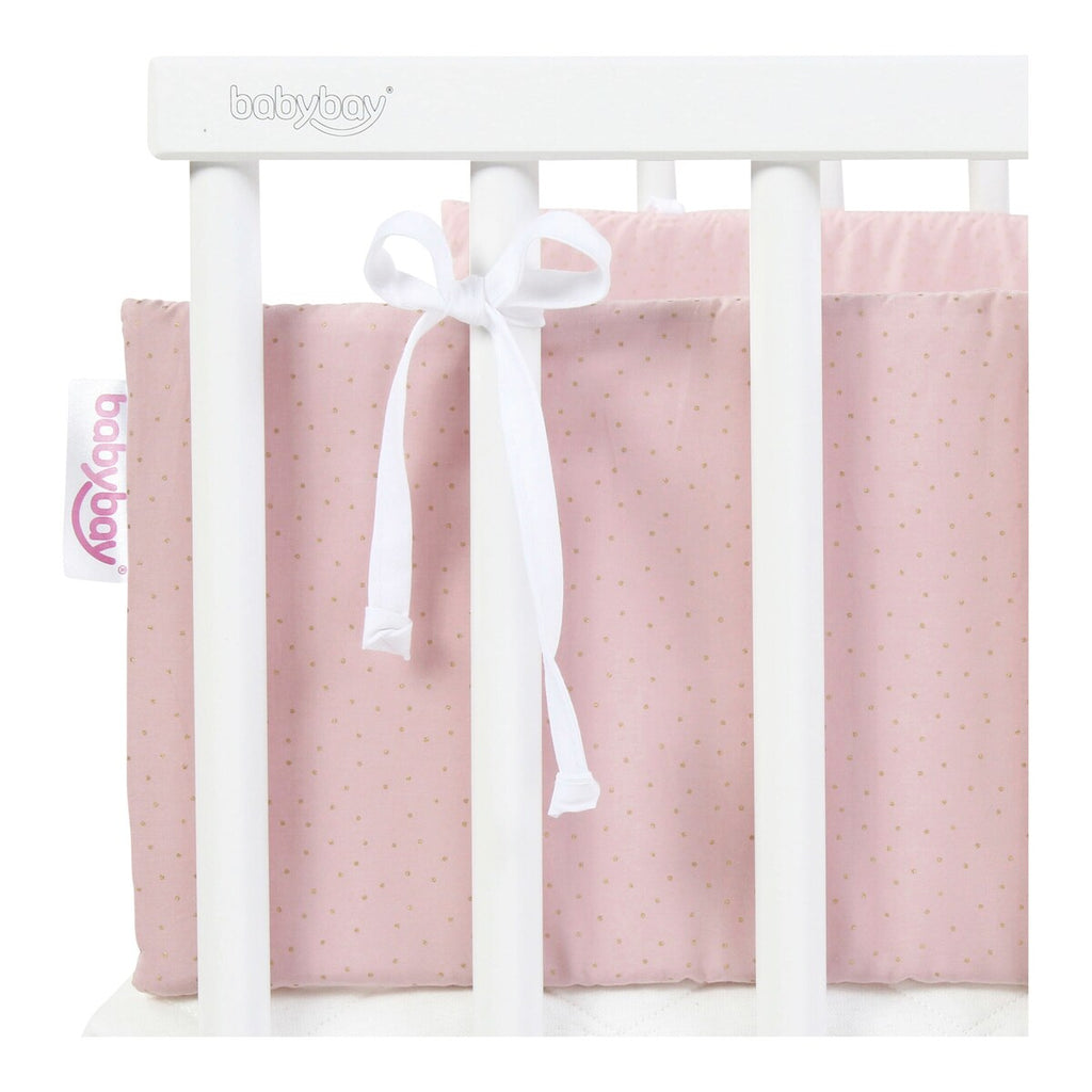 Detalj av Sengebeskytter Organic Cotton Royal for bedside crib Maxi stoff