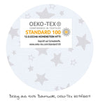 Sengebeskytter piqué 180 cm for bedside crib, perlegrå i lekegrind