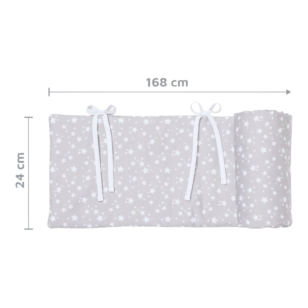 Sengebeskytter piqué for bedside-seng Maxi 166x25 cm - babybay
