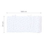 Sengebeskytter piqué for bedside-seng Maxi 166x25 cm - babybay