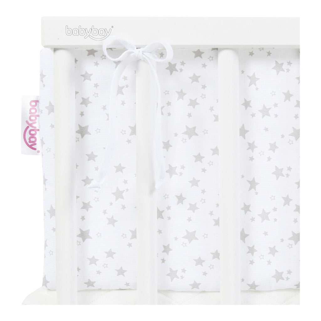 Sengebeskytter piqué for bedside-seng Maxi 166x25 cm - babybay