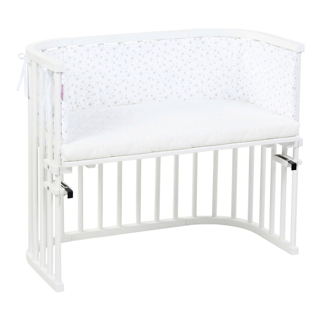 Sengebeskytter piqué for bedside-seng Maxi 166x25 cm - babybay
