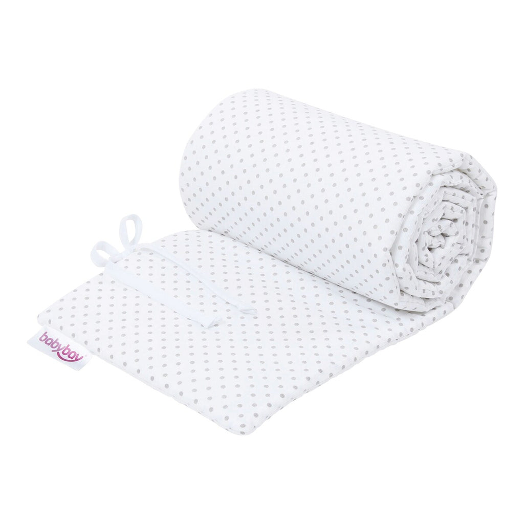 Sengebeskytter piqué for bedside-seng Maxi 166x25 cm - babybay
