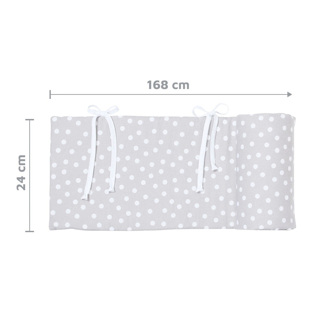 Sengebeskytter piqué for bedside-seng Maxi 166x25 cm - babybay