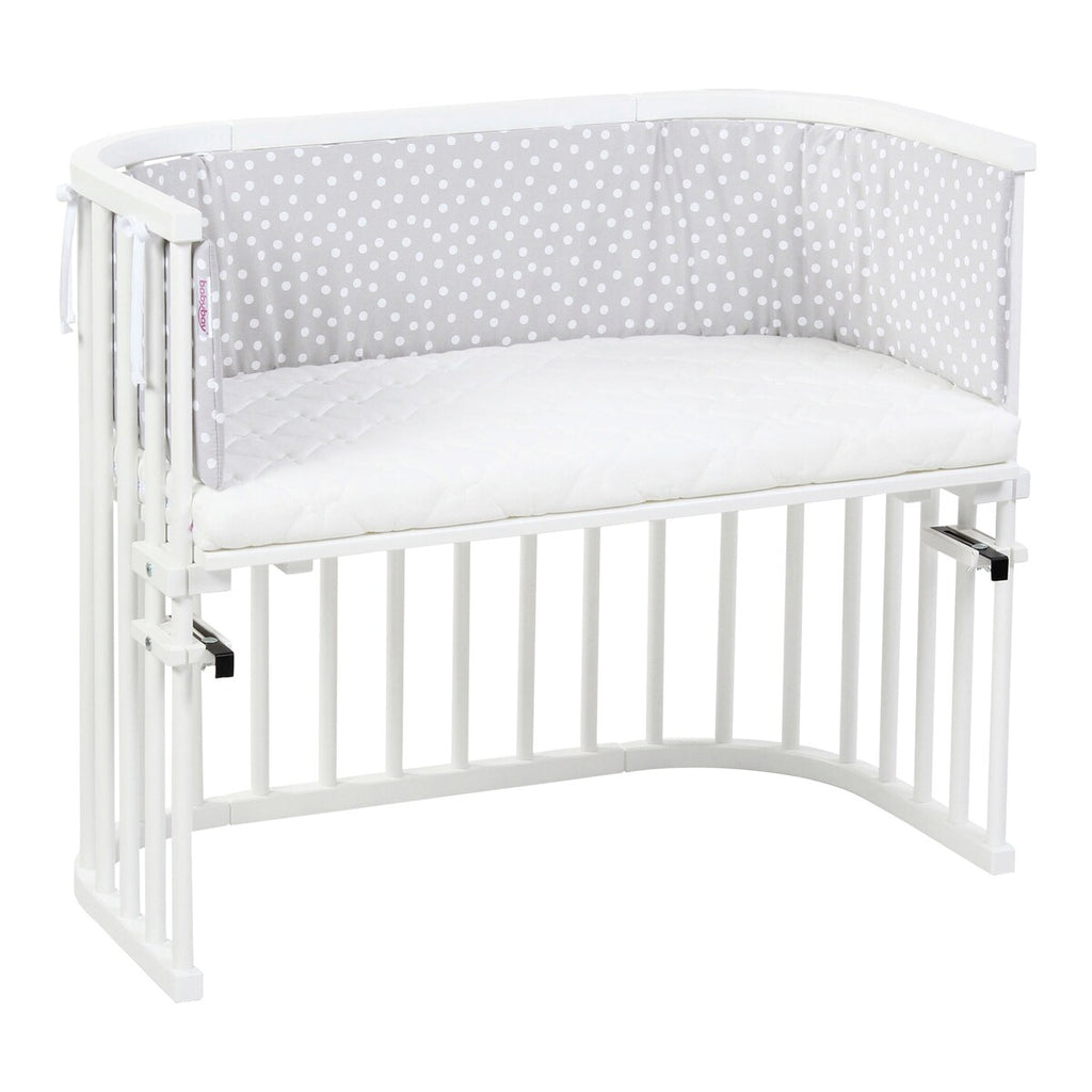 Sengebeskytter piqué for bedside-seng Maxi 166x25 cm - babybay