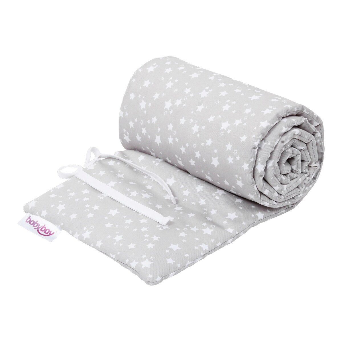 Sengebeskytter i piqué for Boxspring XXL bedside-seng forfra