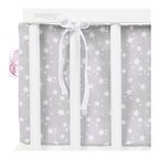 Montert sengebeskytter i piqué for Boxspring XXL bedside-seng