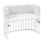 Sengebeskytter i piqué for Boxspring XXL bedside-seng med stjerner-trykk