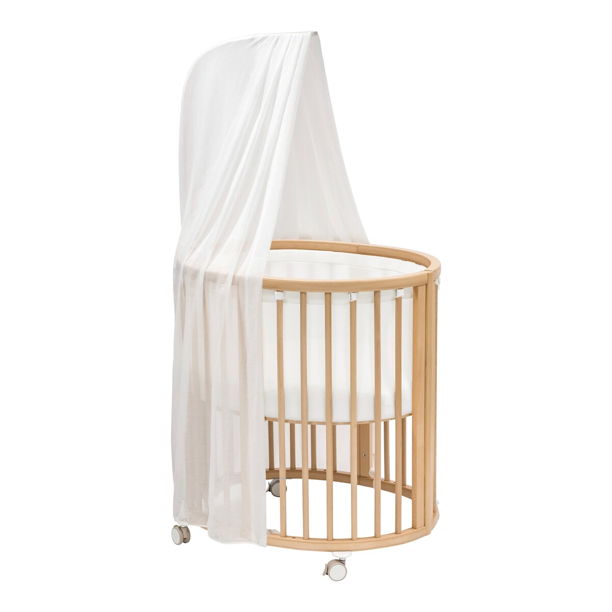 Detalj av Sengebeskytter Sleepi Mini 3D-nett fra Stokke