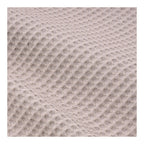 Montert sengebeskytter vaffelpiké 180x35 cm bomull nougat