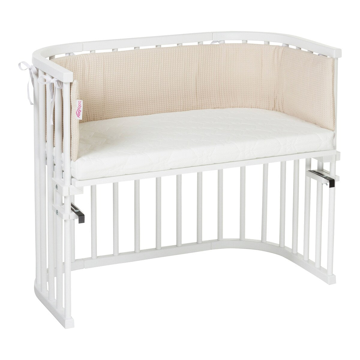 Sengebeskytter vaffelpiké for babybay Original 148x25 cm - babybay