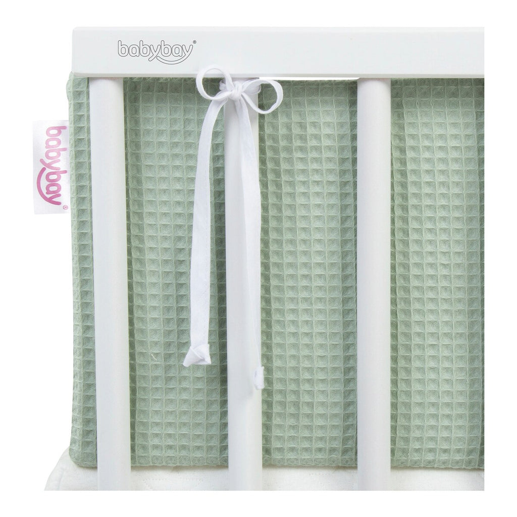 Sengebeskytter vaffelpiké for babybay Original 148x25 cm - babybay