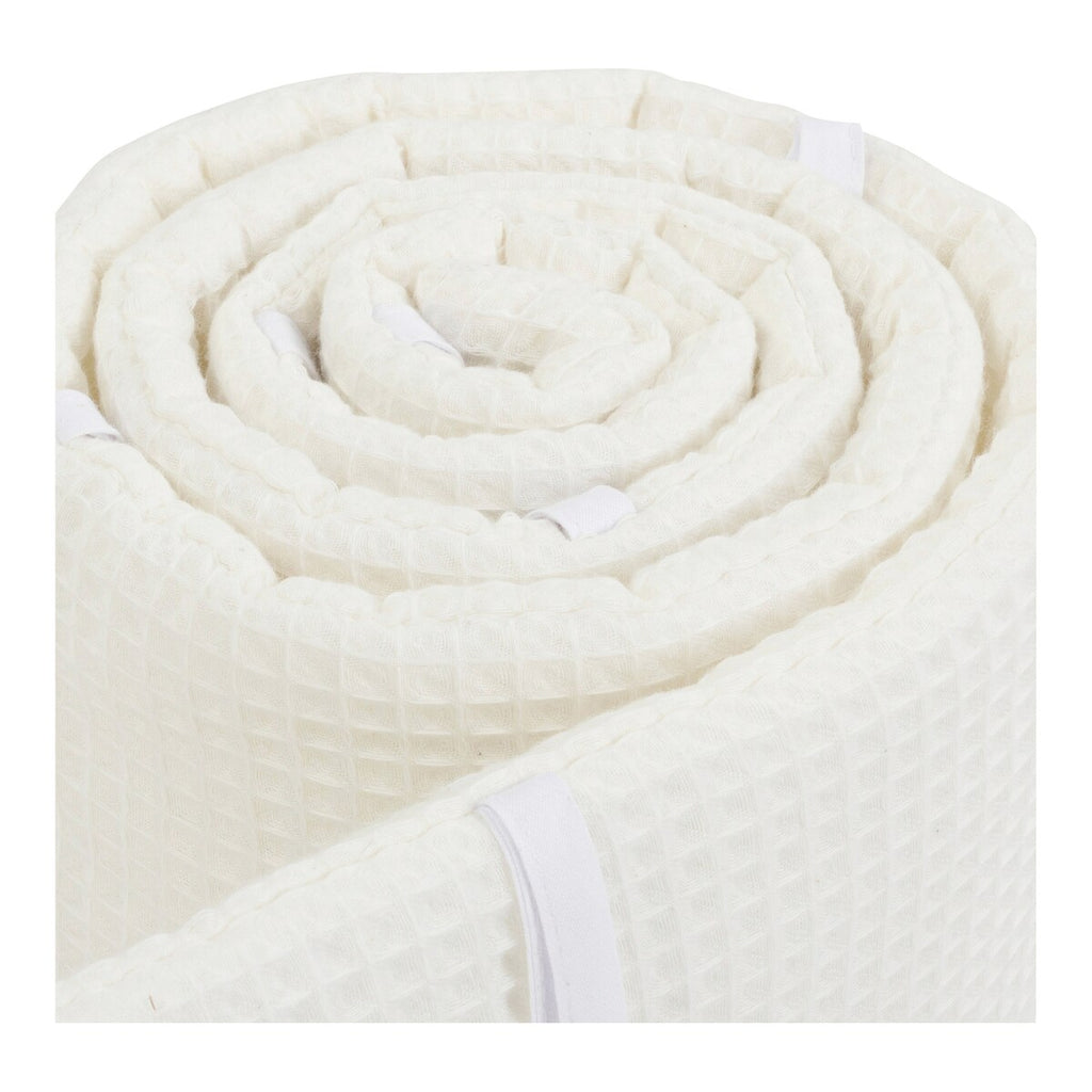 Sengebeskytter vaffelpiké for babybay Original 148x25 cm - babybay