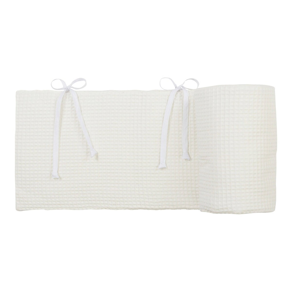 Sengebeskytter vaffelpiké for babybay Original 148x25 cm - babybay