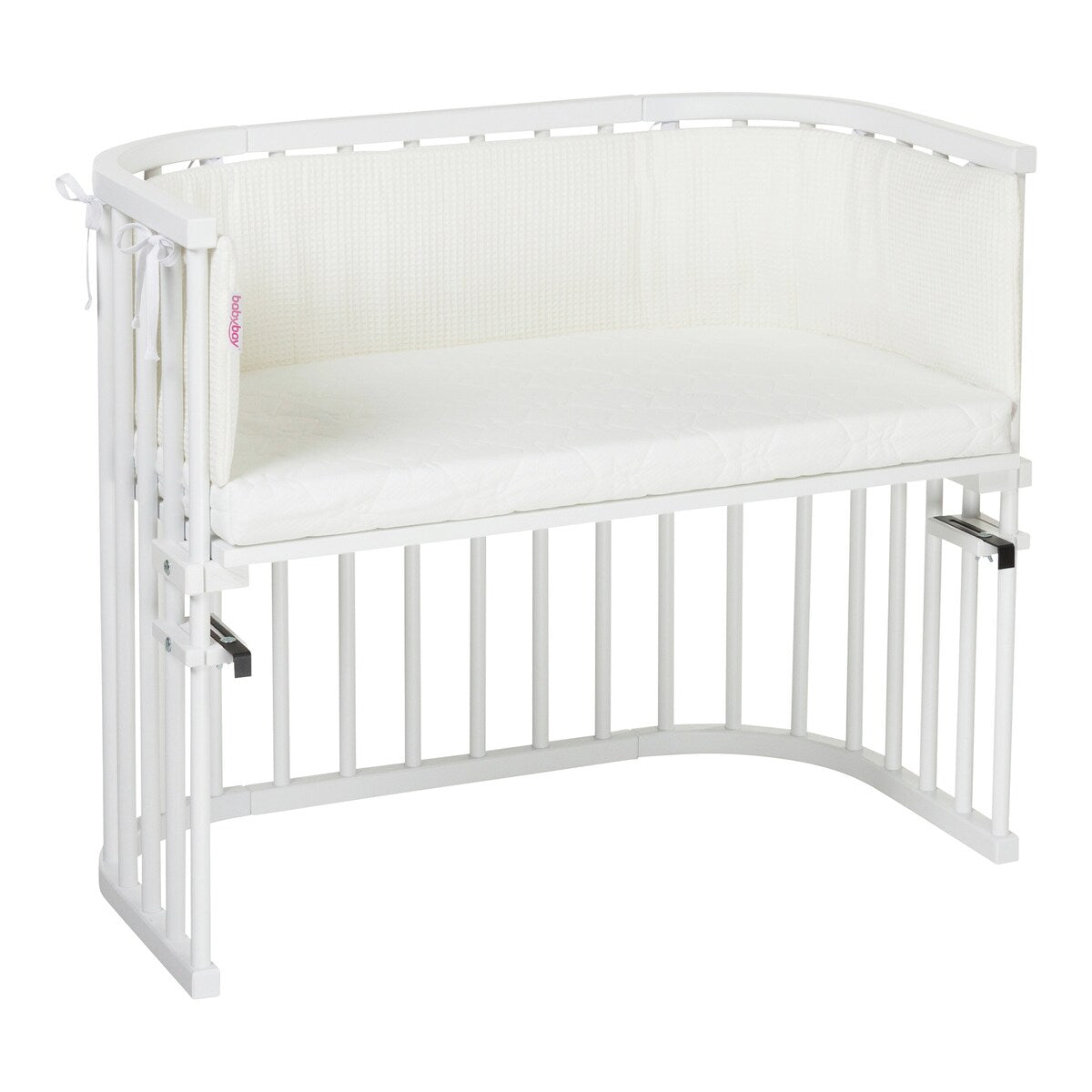 Sengebeskytter vaffelpiké for babybay Original 148x25 cm - babybay