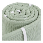 Sengebeskytter vaffelpiqué for Boxspring XXL 198 x 23 cm - babybay