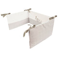 Sengebeskytter Wild Friends bomull 180x34 cm forfra