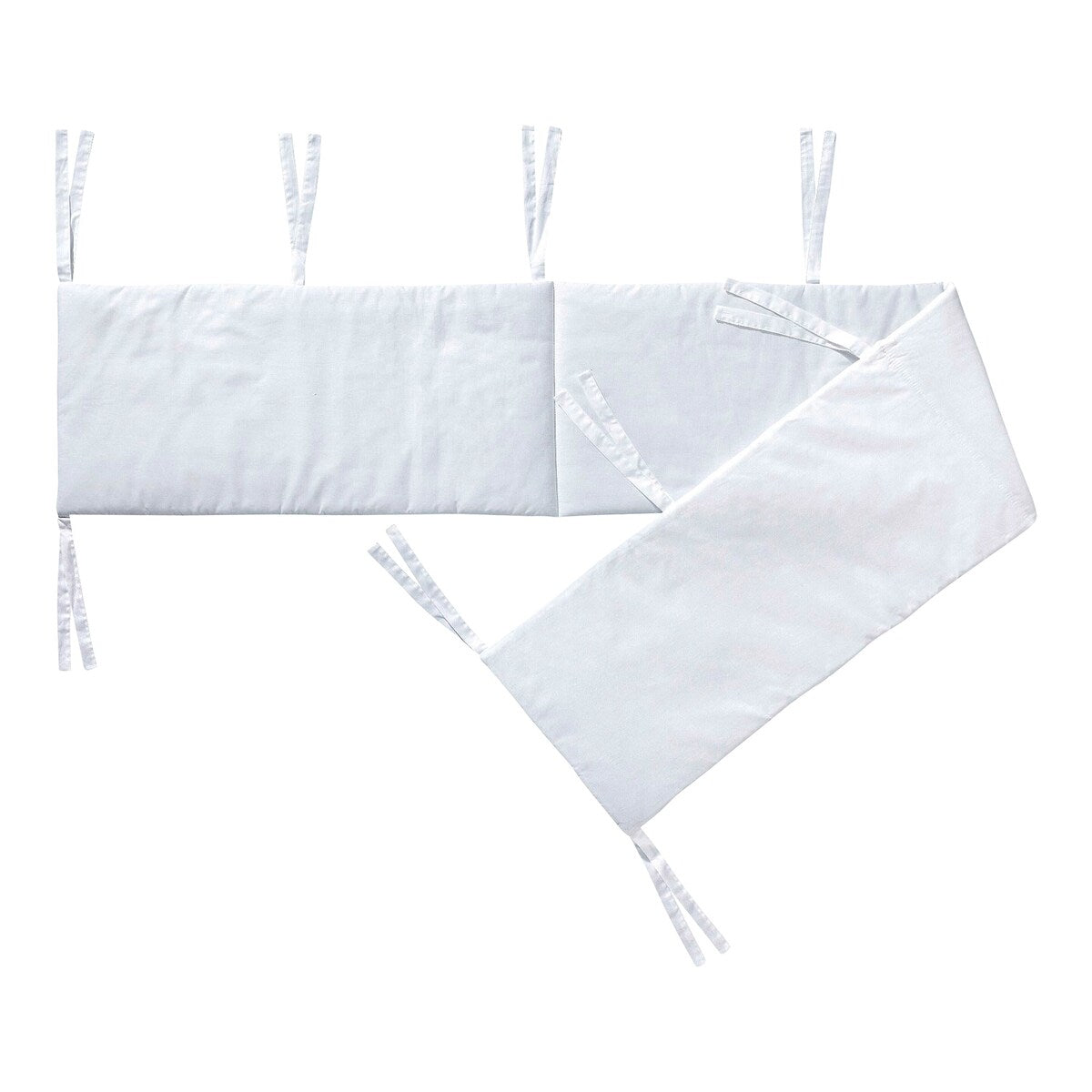 Sengebeskytter X-Large bomull 32x210 cm forfra