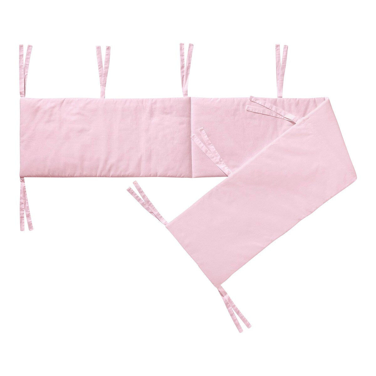 Nærbilde av bindebånd på Sengebeskytter X-Large bomull 32x210 cm