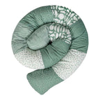 Sengebeskytterslange Classics 300 cm patchwork i bomull - Ullenboom