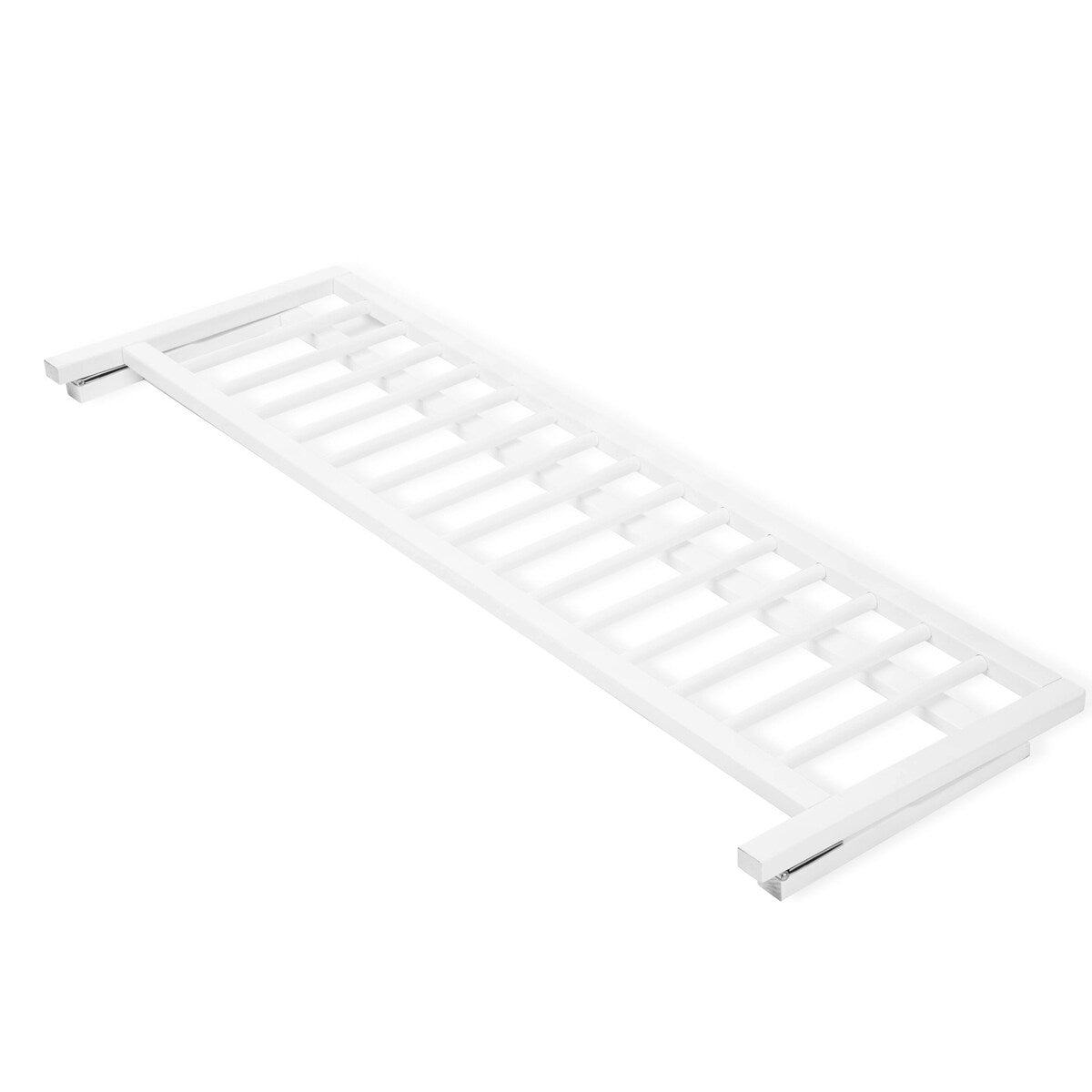 Detalj av feste stropp på Sengehest Comfort 120 cm i bøk, klappbar