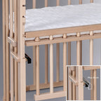 Montert Sengehest Maxi Comfort Plus 89x51 cm massiv bøk ved foreldreseng