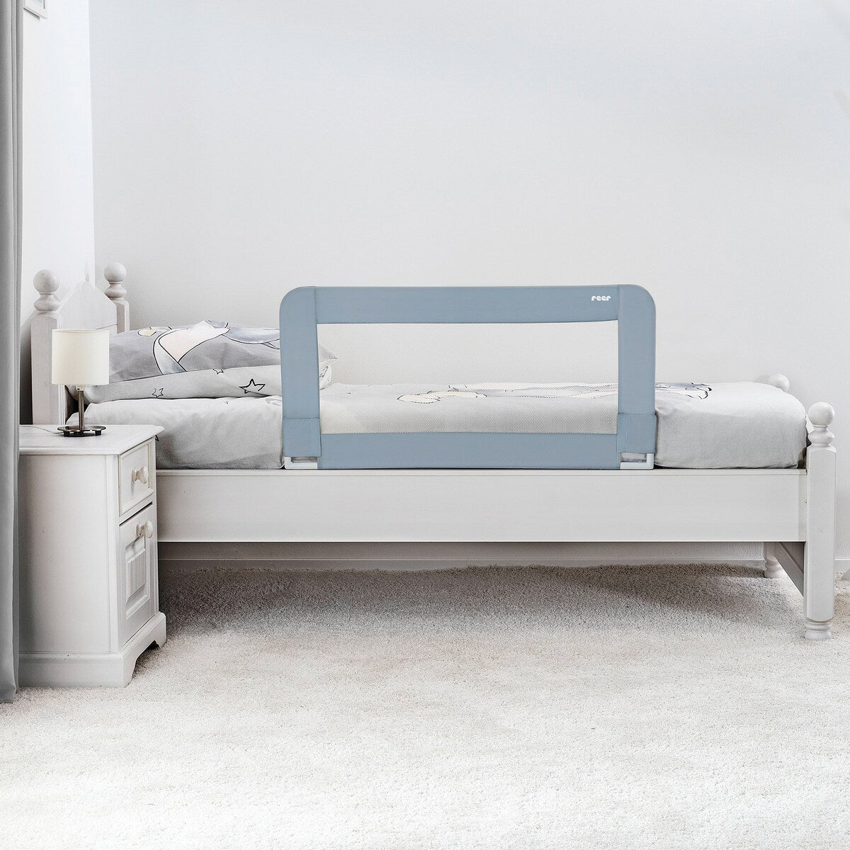Sengehest Sleep'n Keep 100 cm nærbilde av stoff
