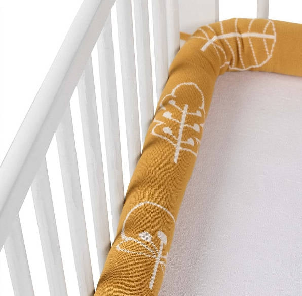 Sengerulle strikket 180 x 8 cm økologisk bomull - Sterntaler detalj