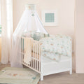 Sengesett 4 deler Woodland Buddies med sengehimmel forfra