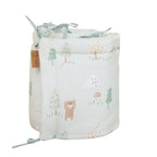 Sengesett 4 deler Woodland Buddies med sengehimmel detalj av mønster