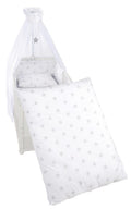 Sengesett for babyseng Little Stars med sengehimmel fra roba