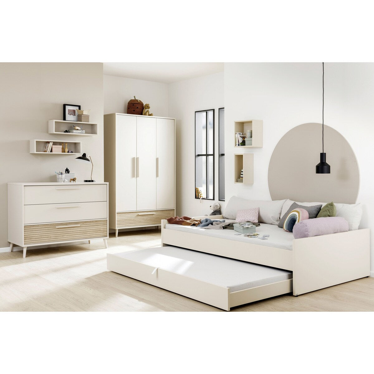 Sengeskuff Little Flo 90x190 cm med hjul - PAIDI