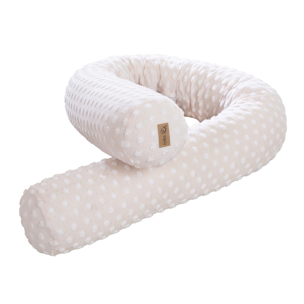 Sengeslange frosty almond 170 cm Ø 12 cm beige - roba
