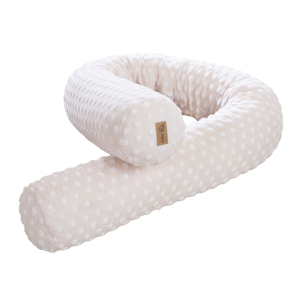 Sengeslange frosty almond 170 cm Ø 12 cm beige - roba