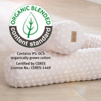 Sengeslange frosty almond 170 cm Ø 12 cm beige - roba