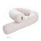 Sengeslange frosty almond 170 cm Ø 12 cm beige - roba